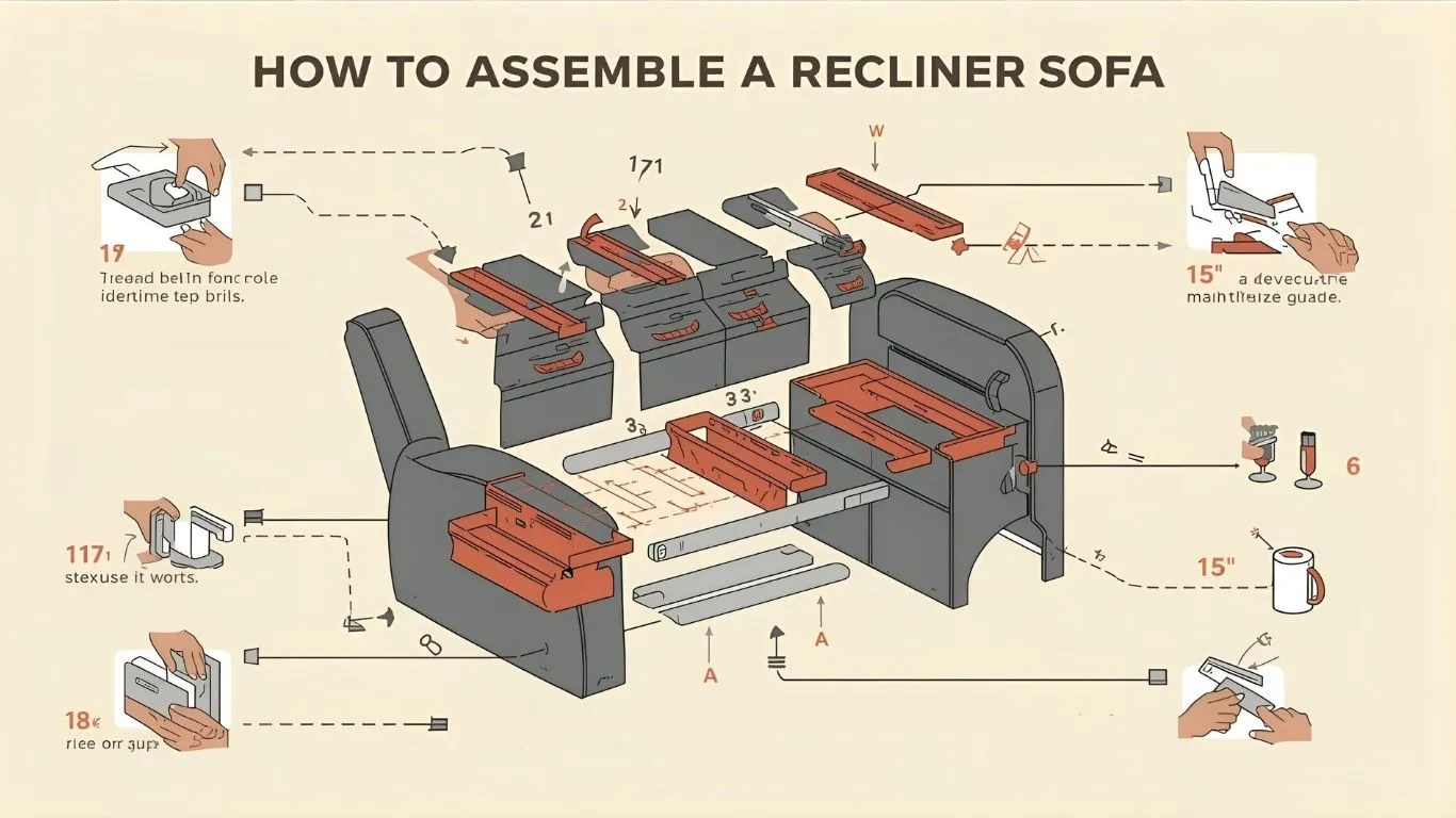 How To Assemble a Recliner Sofa – Step-by-Step Expert Guide